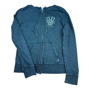 Vans Full Zip Hoodie Gray Size S